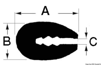 Profilo per bordatura vetroresina, legno, metallo-44.492.00