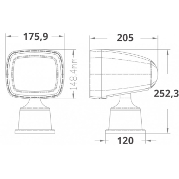 Proiettore a led