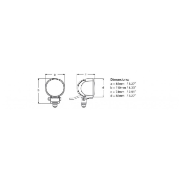 PROIETTORE A LED M70 RAGGIO CORTO