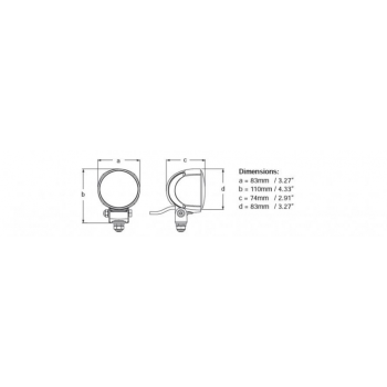 Proiettore a led m70 raggio corto