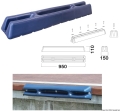 Protezione per pontile 640 + 220 mm blu 