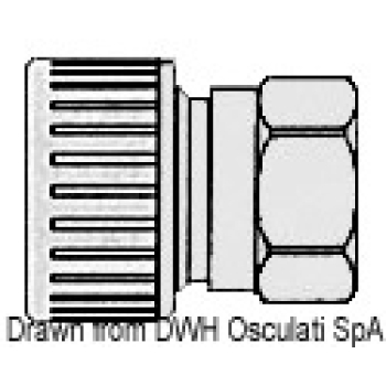 Raccordo 3/8" Hydrofix femmina/femmina 15 mm 