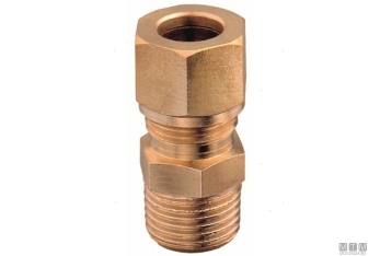 Raccordo bicono 12x3/8"ot 