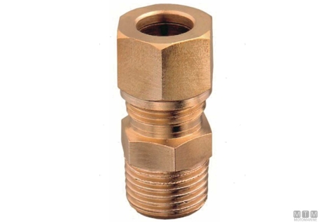 Raccordo bicono 12x3/8"ot 