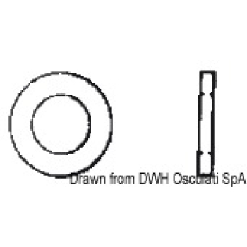 Rond.piane larg.12X36 AISI 304 ROND12X36