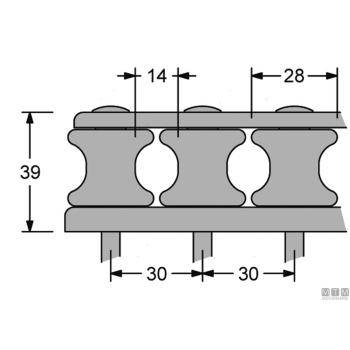 Rulliera antal v-814 6p 