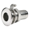 Scarico a mare inox 1/2" x 18 mm 