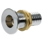 Scarico filo ottone cromato 1/2" x 19 mm 