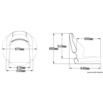 Sedile anatomico De Luxe bianco 