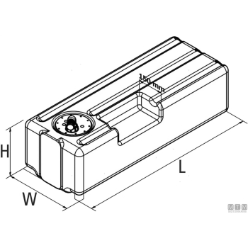 Serbatoio acqua 77l 