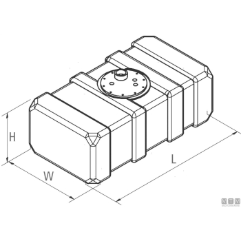 Serbatoio acqua se2062 55l 