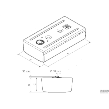 Serbatoio can oem se9026 406l 