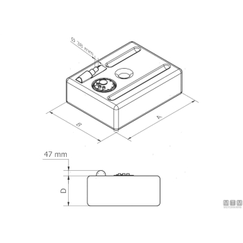 Serbatoio can oem se9030 128l 