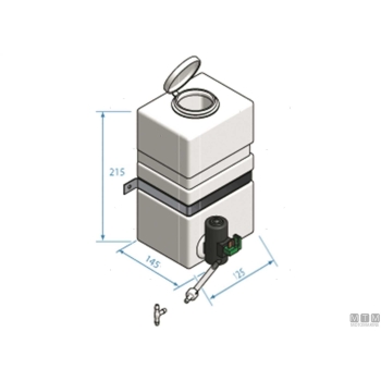 Serbatoio lavavetri roca 2.5l 24v 