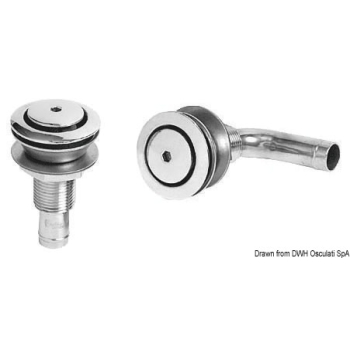 Sfiato inox 90° testa 49 mm 