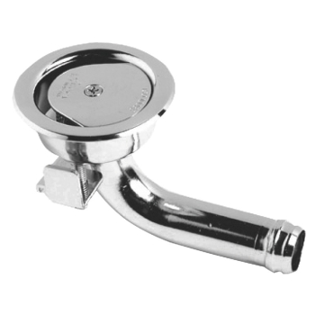 Sfiato inox a filo portagomma 19 mm 