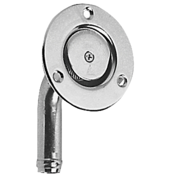 Sfiato inox a filo portagomma 19 mm 