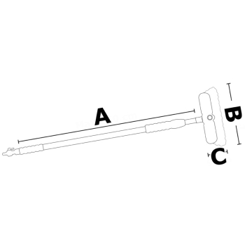 Spazzolone telesc. Mafrast five-level 117/180 cm 