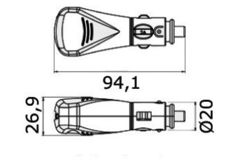 Spina con attacco USB  