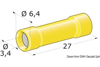 Spinotto giunzione maschio 2,5-6 mm² 