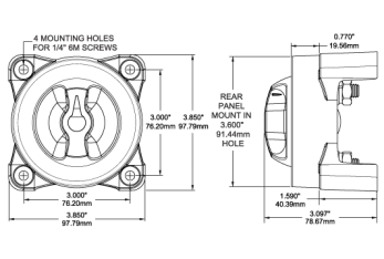 STACCA BATTERIA ON-OFF SERIE E