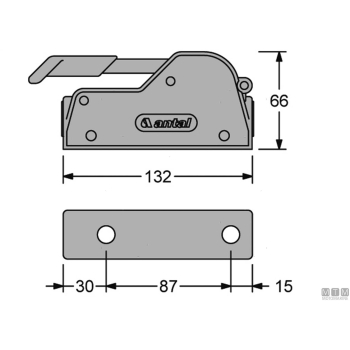 Stopper doppio antal v-grip 10/14mm 