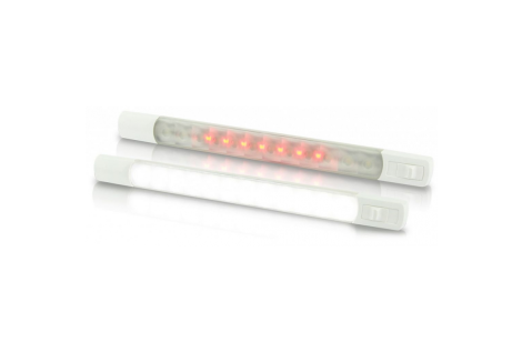 Strip led bianco/rosso 24v