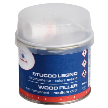 Stucco legno bicomponente medio 150 ml 