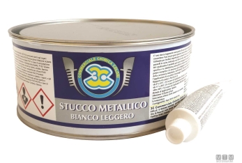 Stucco poliestere metal 3c 375ml grigio 