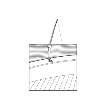 Supporto Portacanne Orientabile Cromato