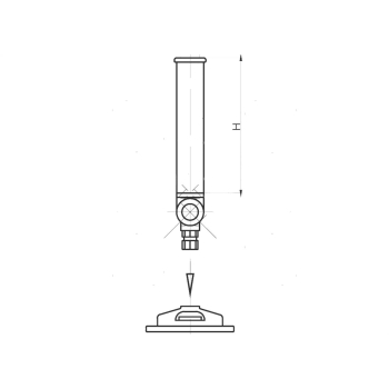 Supporto Portacanne Orientabile Cromato Click