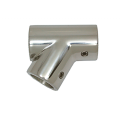 Tee inox 60° Ø mm.25