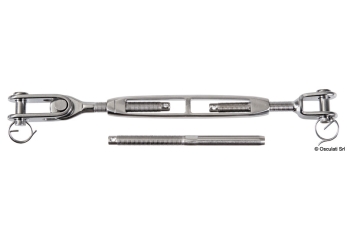 Tenditore sartiame term.a pressare 3/8" cavo 5 mm 