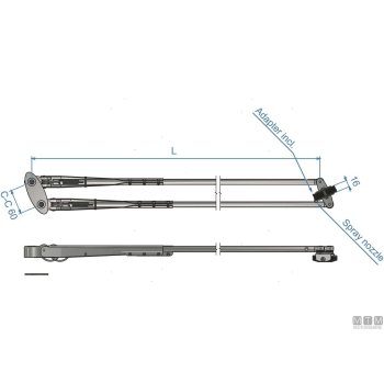 Tergicristalli roca w50 12v h78mm 