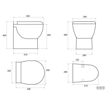 Toilet breeze touch sft panel 12v 