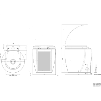 Toilet ocean laguna silent 24v 