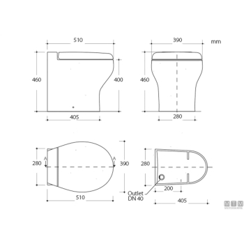 Toilet silence 2g sft panel 24v 