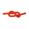 Treccia gallegg. arancio Ø10  mt200