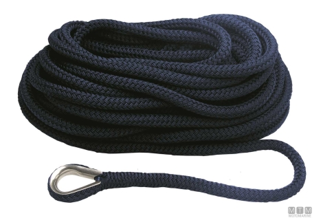 Treccia mooring 12mm x 30m blu> 