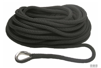 Treccia mooring 14mm x 10m nera< 