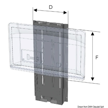 TV LIFT 650mm 12V 