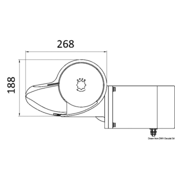 Verricello ITALWINCH Orchid 12V-1700W basso - 10mm 