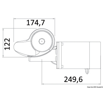 Verricello ITALWINCH Smart 1000W 12V - 8mm basso 