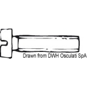 Viti cili.taglio 6X70 AISI 304 MET/TC6X70