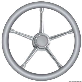 Volante A inox/grigio 350 mm 