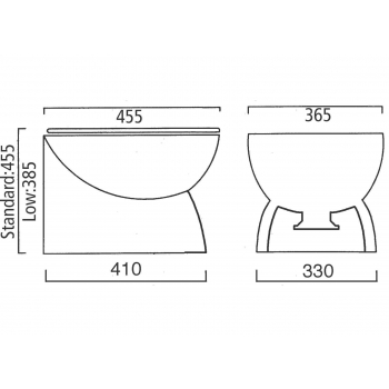 WC - Toilet Elettrica Ocean Luxury Standard