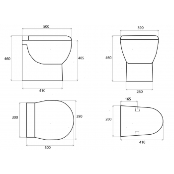 WC - Toilette Tecma Breeze