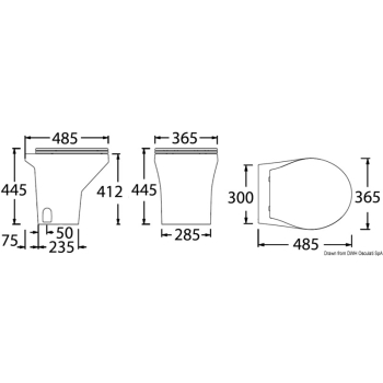 WC Tecma Compass High 24V 